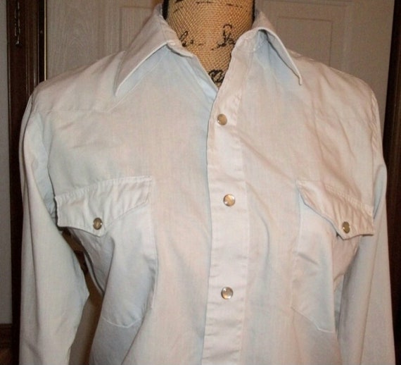 Vintage, Wrangler White western shirt, Size 3X, cowbo… - Gem