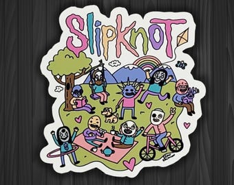 Old School Slipknot, Slipknot Sticker, Metal Band Stickers, Corey Taylor, Slipknot Sticker, Music Lover Stickers, Cheap Stickers