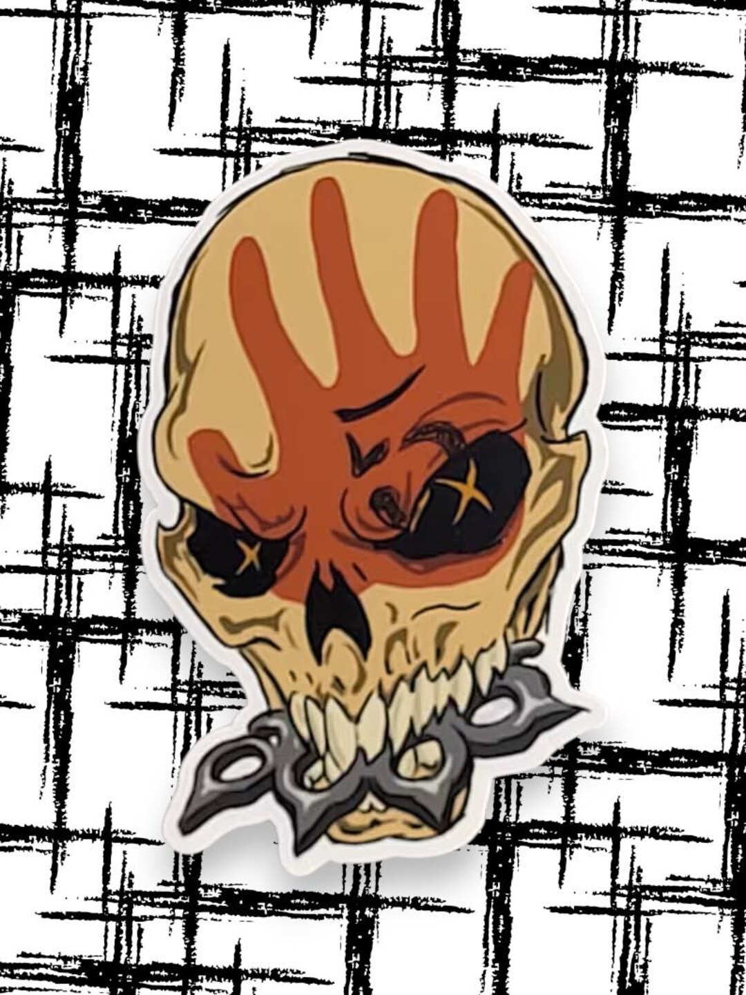 Fdp Sticker FFDP Sticker, Ivan Moody Sticker, Five Finger Death Punch Stickers ...