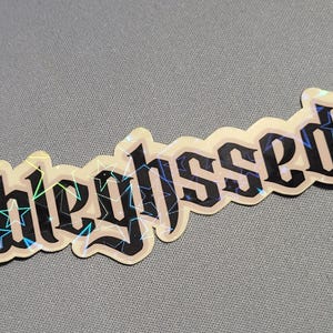 Blegh, Blegh Sticker, Bleghssed Sticker, Metal Music Sticker, Metal Lover, Metal Band Sticker, Holographic Sticker