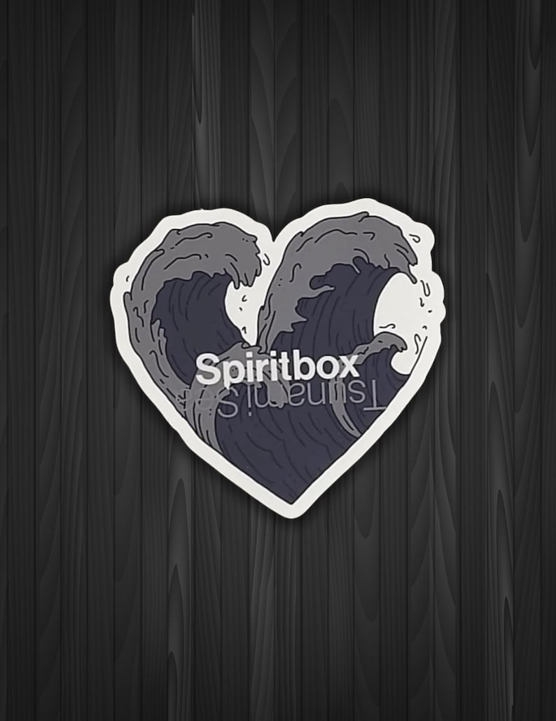 Tsunami Sea Sticker, Spiritbox Sticker, Courtney LaPlante Sticker, Spiritbox Band Sticker, Spirit Box Band, Waterproof Stickers, Stickers image 1