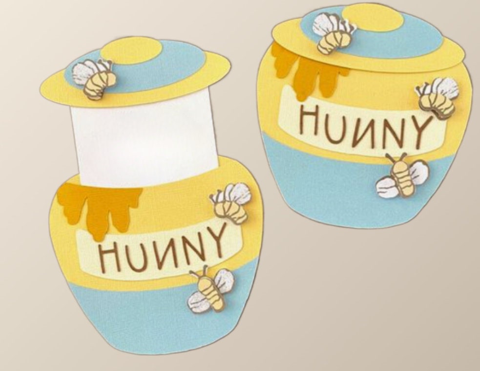 Honey Pot Invitation CUT FILE SVG Word Etsy