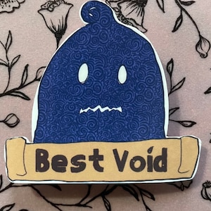 Krobus Stardew Valley Best Void Water Resistant Laminate Sticker