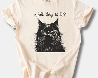 Mürrisches Katzen-Gesicht T-Shirt, zerfetzte Katze lustiges Grafik-Shirt, Katzen-Thema-Shirt, Geschenk für Katzenliebhaber, Katzen-Grafik-T-Shirt, Katzenmutter-Sweatshirt