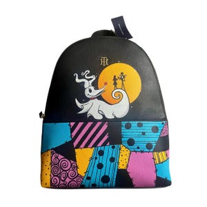 Sally Patchwork Handpainted Backpack - Zero - Nightmare before Christmas
