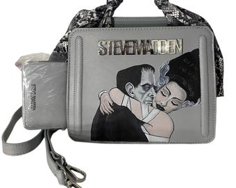 Handpainted Steve Madden - Bride of Frankenstein Bag