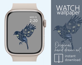 Bird Apple watch wallpaper, Bird Smartwatch wallpaper