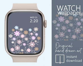 Flowers Apple watch wallpaper, Flowers Smartwatch wallpaper, Apple Watch, Samsung Galaxy