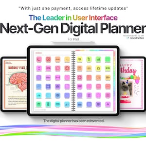 Next-Gen Digital Planner for 2024 , iPad Planner, Goodnotes Planner, 2024 Digital Planner, ADHD Student Planner