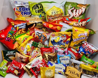 koreanisches Snacks-Care-Paket asiatische Snacks