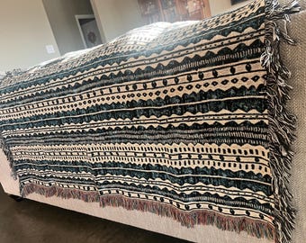 Coperta tessuta Western, BOHO