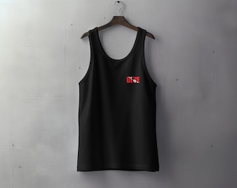 Dive Tank Top, Scuba Diving Shirt, Diver Gift, Ocean Lover Apparel, Underwater Adventure, Summer Tank, Vacation Top, Diving Flag Design