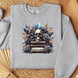 Moreel grijs boekenclubsweater | Dark Romance Reader-fleece