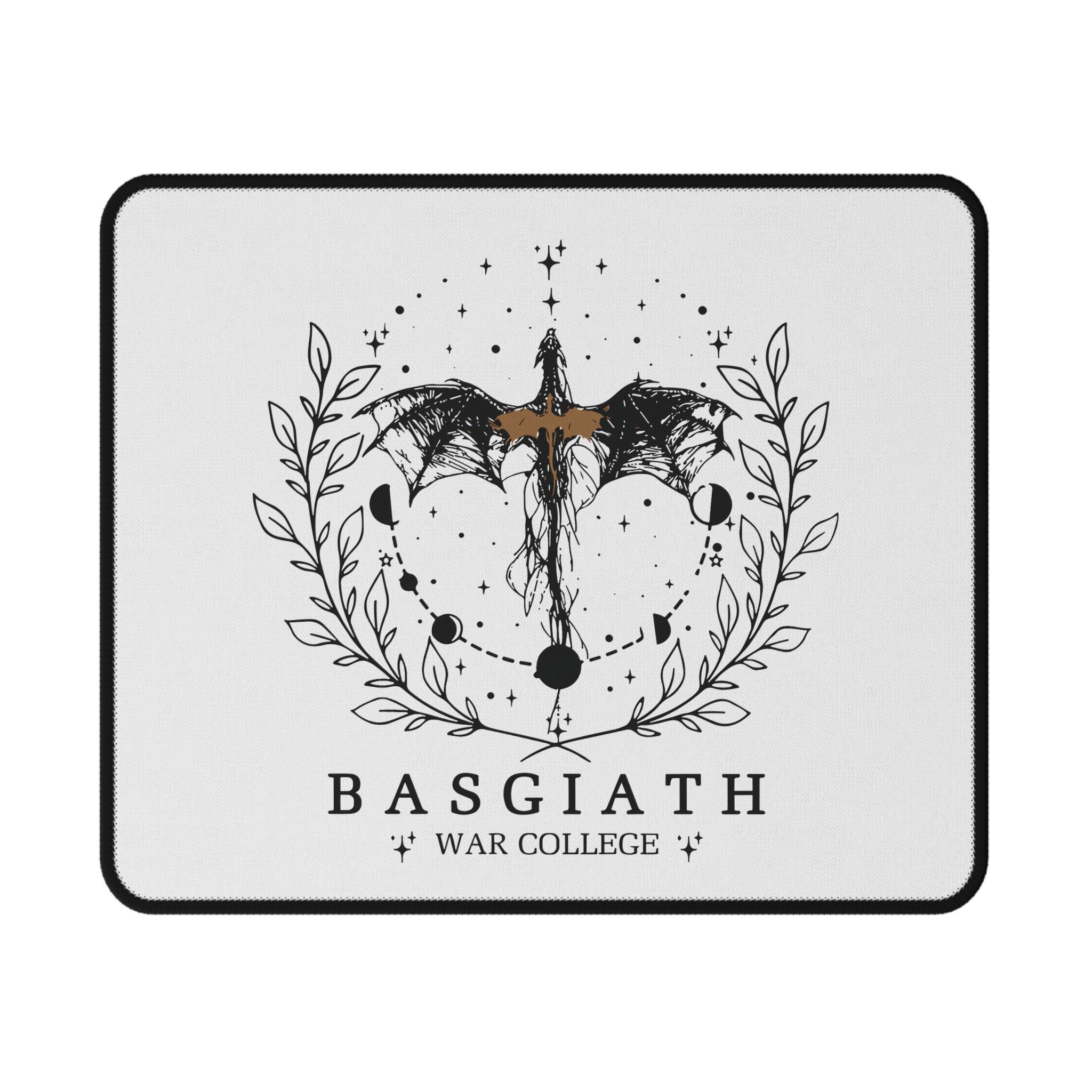 Gaming Mouse Pad - Basgiath War College Fourth Wing Merch, Iron Flame Merch, Tairn and Violet Sorrengail - Gamer Gift Desk Mat Accessories