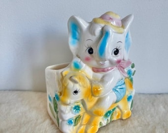 Vintage Lefton Miss Priss Salt and Pepper Set, Miss Priss