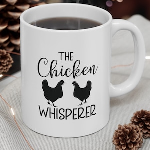 Chicken Themed Mug, Chicken Gift, Mug for Chicken Lover, Chicken Gift for Her, Ceramic Chicken Mug, Chicken Coffee Mug, Chicken Tea Mug