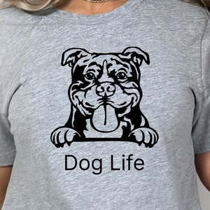 American Bully Dog Face Shirt, Shirt With Saying, Funny Saying Shirt, Sarcasm Quotes Tee, Humorous T Shirt, Funny Women Shirt,