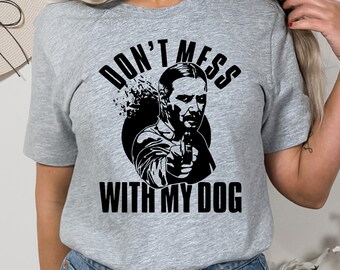 Knoeien met mijn hond T-shirt, shirt met zeggen, grappig gezegde shirt, sarcasme citaten Tee, humoristische T-shirt, grappige vrouwen shirt