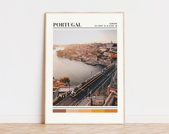 Portugal Poster, Portugal Print, Portugal Art, Portugal Artwork, Portugal Travel Poster, Portugal Wall Decor, Portugal Gift, Portugal Custom
