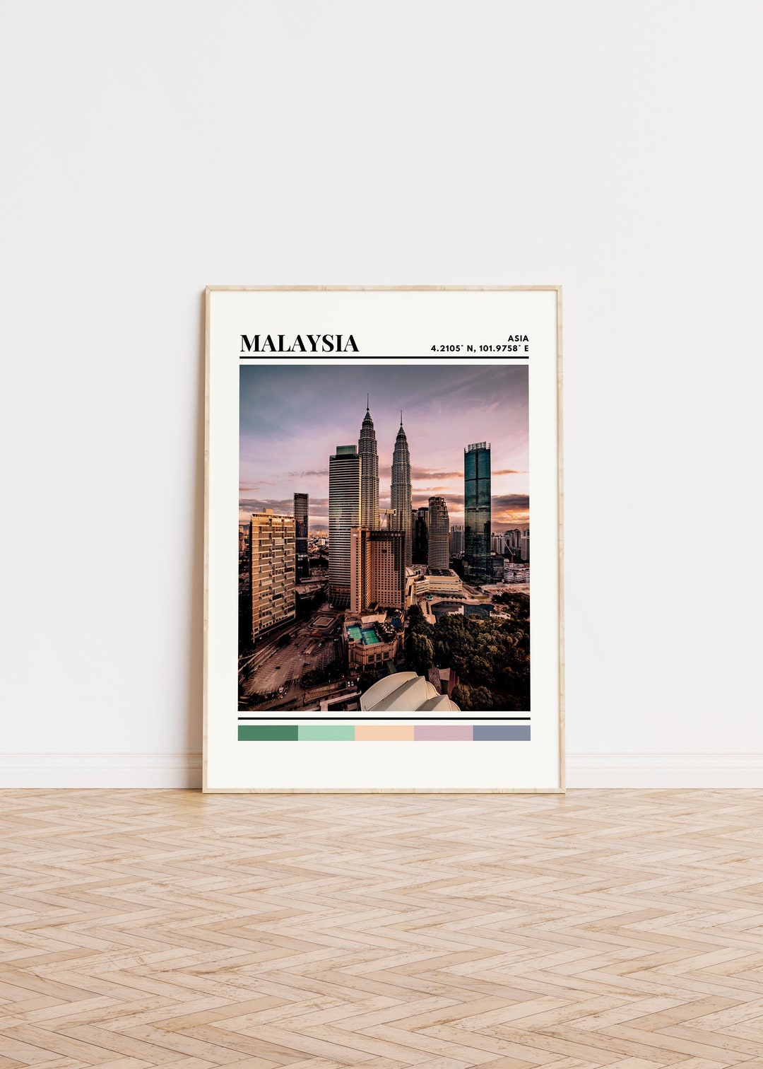 Malaysia Print, Malaysia Poster, Malaysia Wall Art, Malaysia Travel