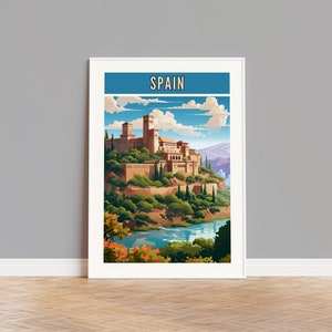 Impression de voyage en Espagne, Affiche en Espagne, Décoration murale en Espagne, Œuvre d’art en Espagne, Art mural en Espagne, Cadeau en Espagne, Affiche personnalisée en Espagne, Photo en Espagne, Espana