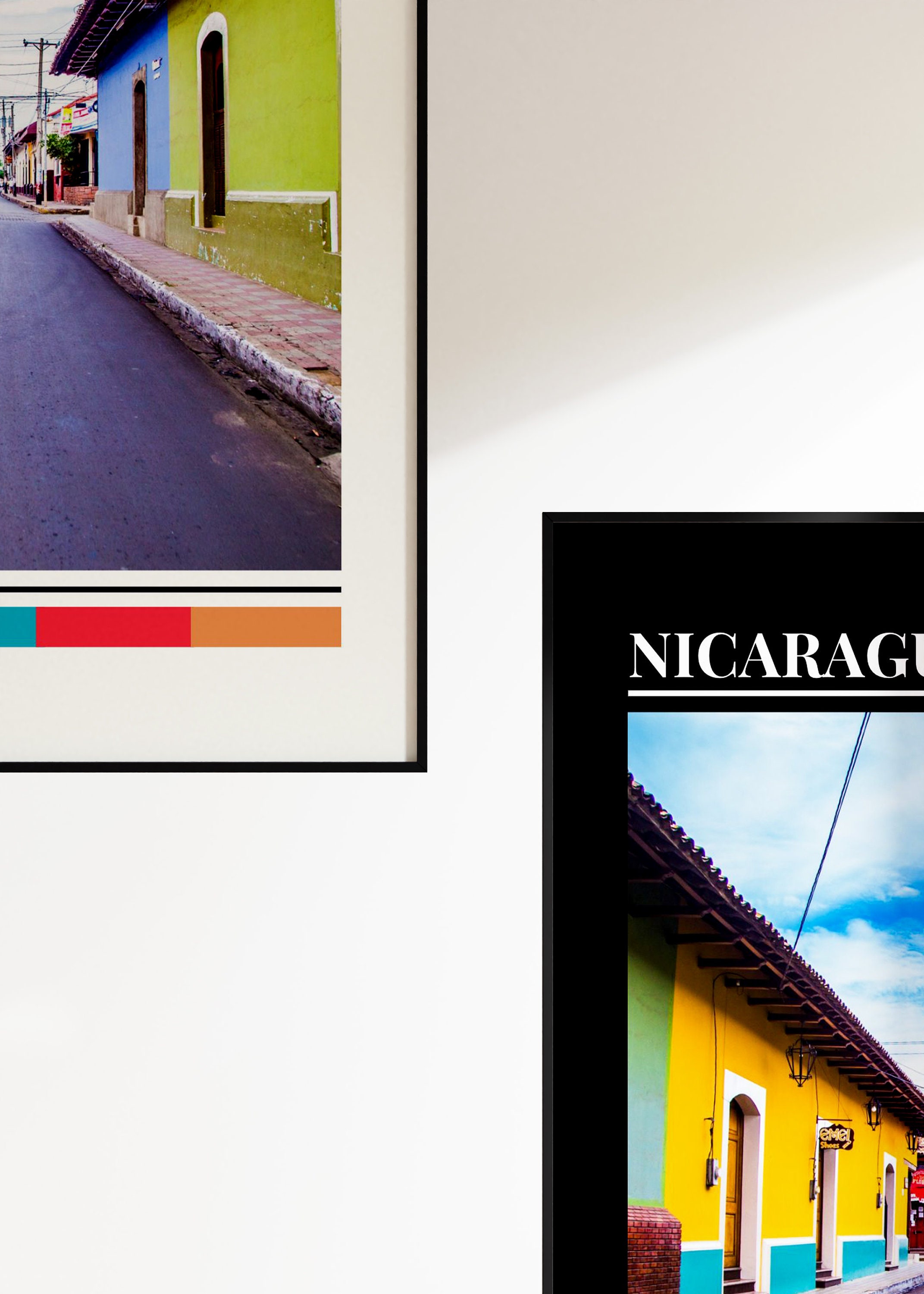 Nicaragua Poster Nicaragua Print Nicaragua Art Nicaragua - Etsy
