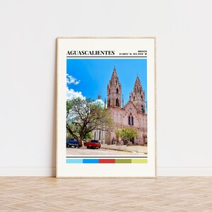 Aguascalientes Print, Aguascalientes Poster, Aguascalientes Art,Aguascalientes Travel Poster, Aguascalientes Wall Decor, Aguascalientes Gift