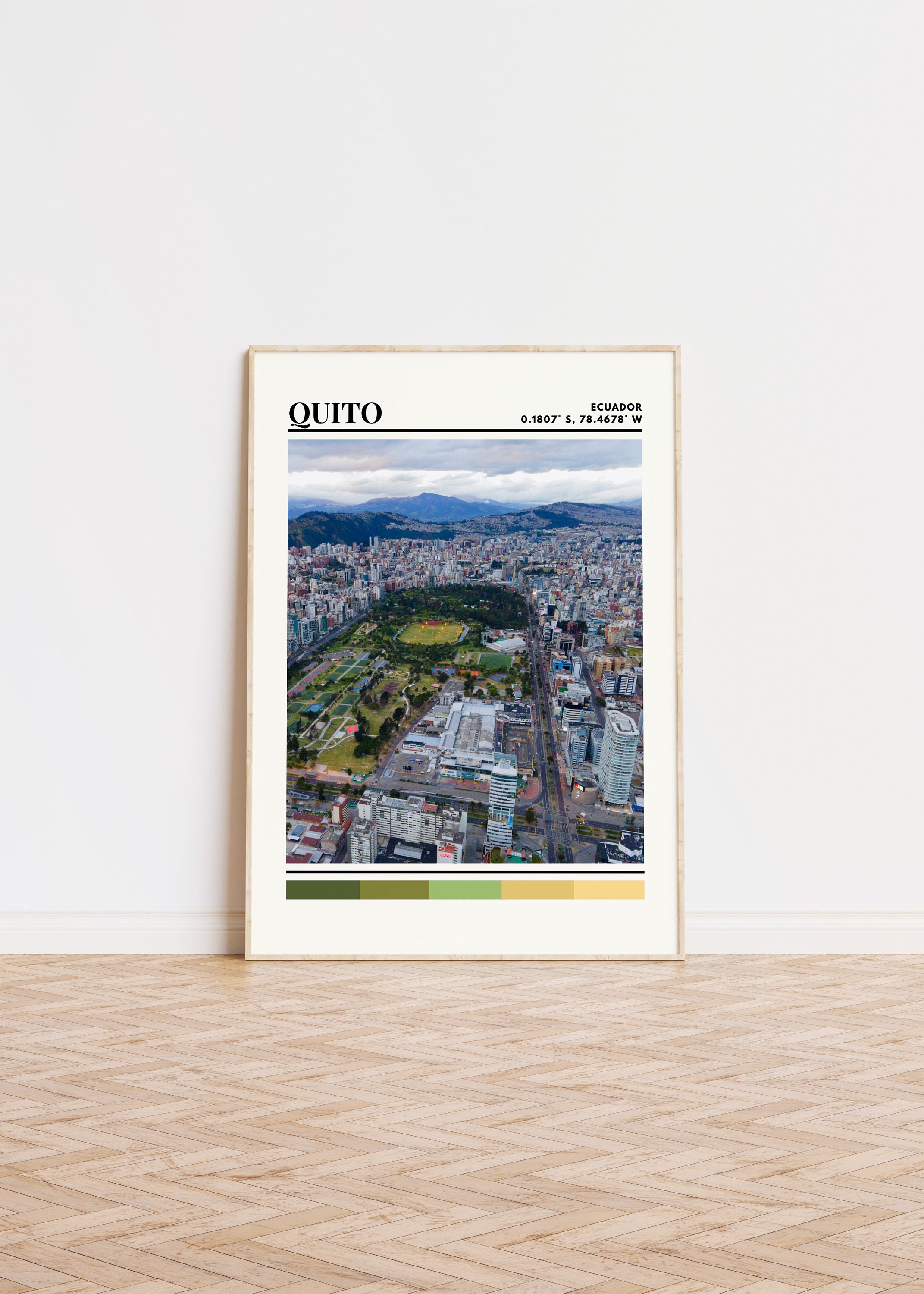 Quito Poster, Quito Print, Quito Art, Quito Travel Poster, Quito Wall