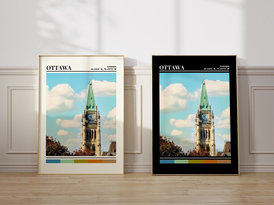 Ottawa Poster Ottawa Print Ottawa Art Ottawa Travel Poster Etsy