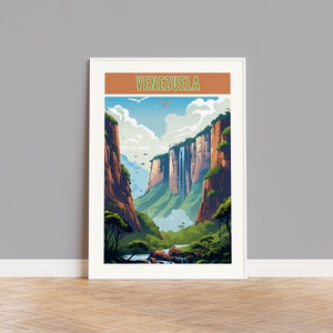 Venezuela Travel Poster, Venezuela Print, Venezuela Wall Art, Venezuela Artwork, Venezuela Wall Decor, Venezuela Gift, Venezuela Photo