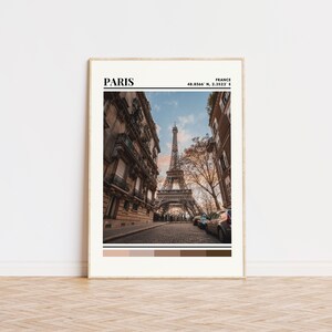Paris Poster, Paris Print, Paris Art, Paris Travel Poster, Paris Wall Decor, Paris Gift, Paris Custom City Print, France Gift, France