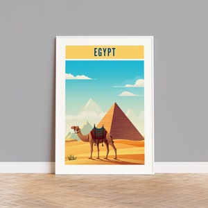 Egypt Travel Poster, Egypt Print, Egypt Wall Art, Egypt Artwork, Egypt Wall Decor, Egypt Gift, Cairo Custom Print, Egypt Photo, Cairo Poster