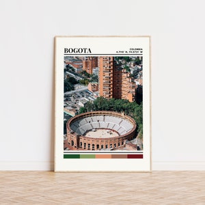 Bogota Poster, Bogota Print, Bogota Art, Bogota Travel Poster, Bogota Wall Decor, Bogota Custom Gift Print, Colombia