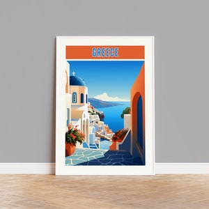 Griechenland Reise Poster, Griechenland Druck, Griechenland Wandkunst, Griechenland Kunstwerk, Griechenland Wanddekor, Griechenland Geschenk, Griechenland individueller Druck, Griechenland Foto