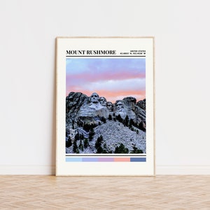 Mount Rushmore Poster, Mount Rushmore Print, Mount Rushmore Art, Mount Rushmore Wall Decor, Mount Rushmore Gift, South Dakota Print
