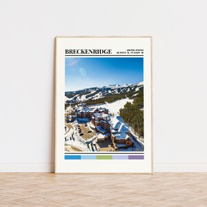 Breckenridge Poster, Breckenridge Print, Breckenridge Art, Breckenridge Travel Poster, Breckenridge Wall Decor, Breckenridge Gift, Colorado