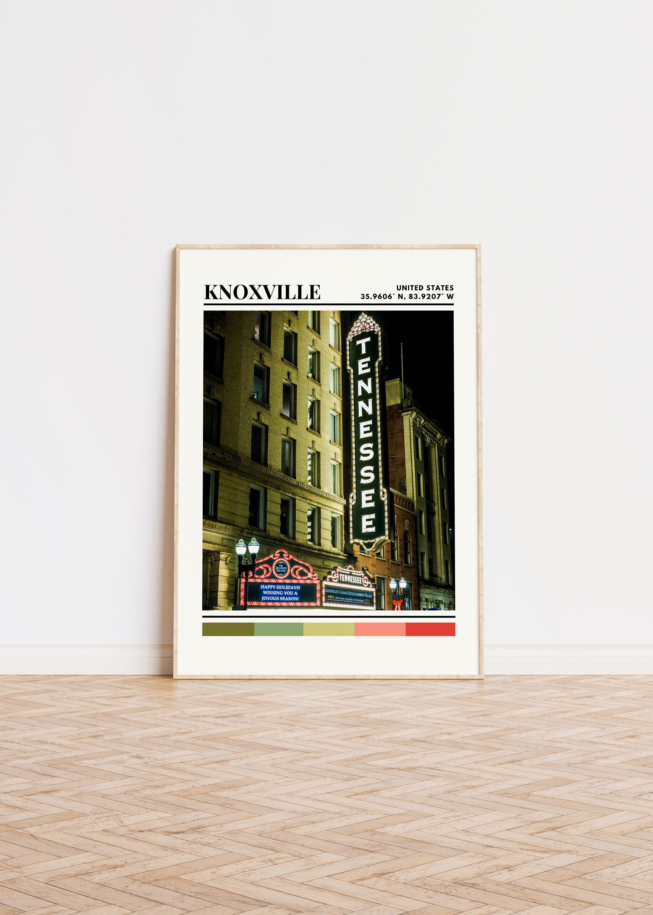 Knoxville Poster, Knoxville Print, Knoxville Art, Knoxville Travel ...