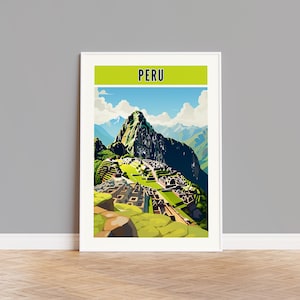 Peru Travel Poster, Peru Print, Peru Wall Art, Peru Artwork, Peru Wall Decor, Peru Gift, Peru Custom Print, Peru Photo, Machu Picchu Poster