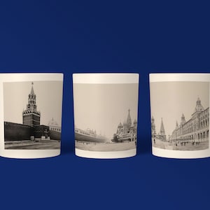 Russia Mug, Moscow Mug, Russia Coffee Mug, Russia Gift, Moscow Gift, Pencil Sketch, Vacation Mug, 11oz Mug