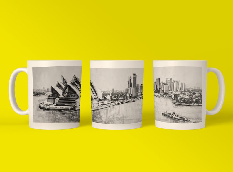 Australia Mug, Sydney Mug, Australia Coffee Mug, Australia Gift, Sydney Opera House Gift, Pencil
