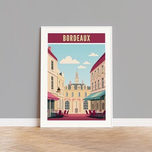 Bordeaux Reise Poster, Bordeaux Print, Bordeaux Wandkunst, Bordeaux Kunstwerk, Bordeaux Geschenk, Bordeaux Custom Print, Bordeaux Foto, Frankreich