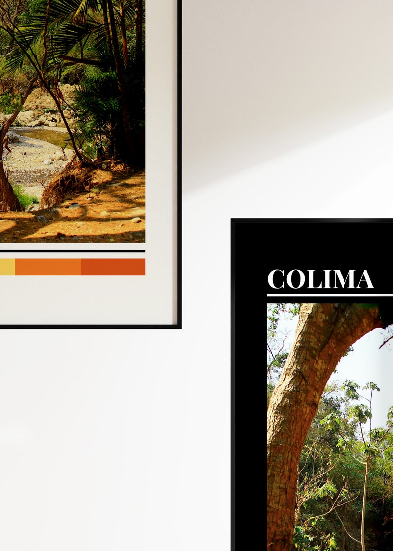 Colima Poster, Colima Print, Colima Art, Colima Travel Poster, Colima ...