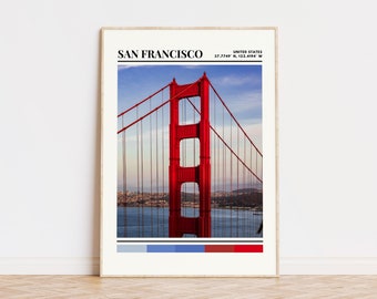 San Francisco Poster, San Francisco Print, San Francisco Art, San Francisco Travel Poster, San Francisco Wall Decor, San Francisco Gift