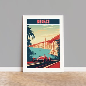 Monaco Travel Poster, Monaco Print, Monaco Wall Art, Monaco Artwork, Monaco Wall Decor, Monaco Gift, Monaco Custom Print, Monaco Photo