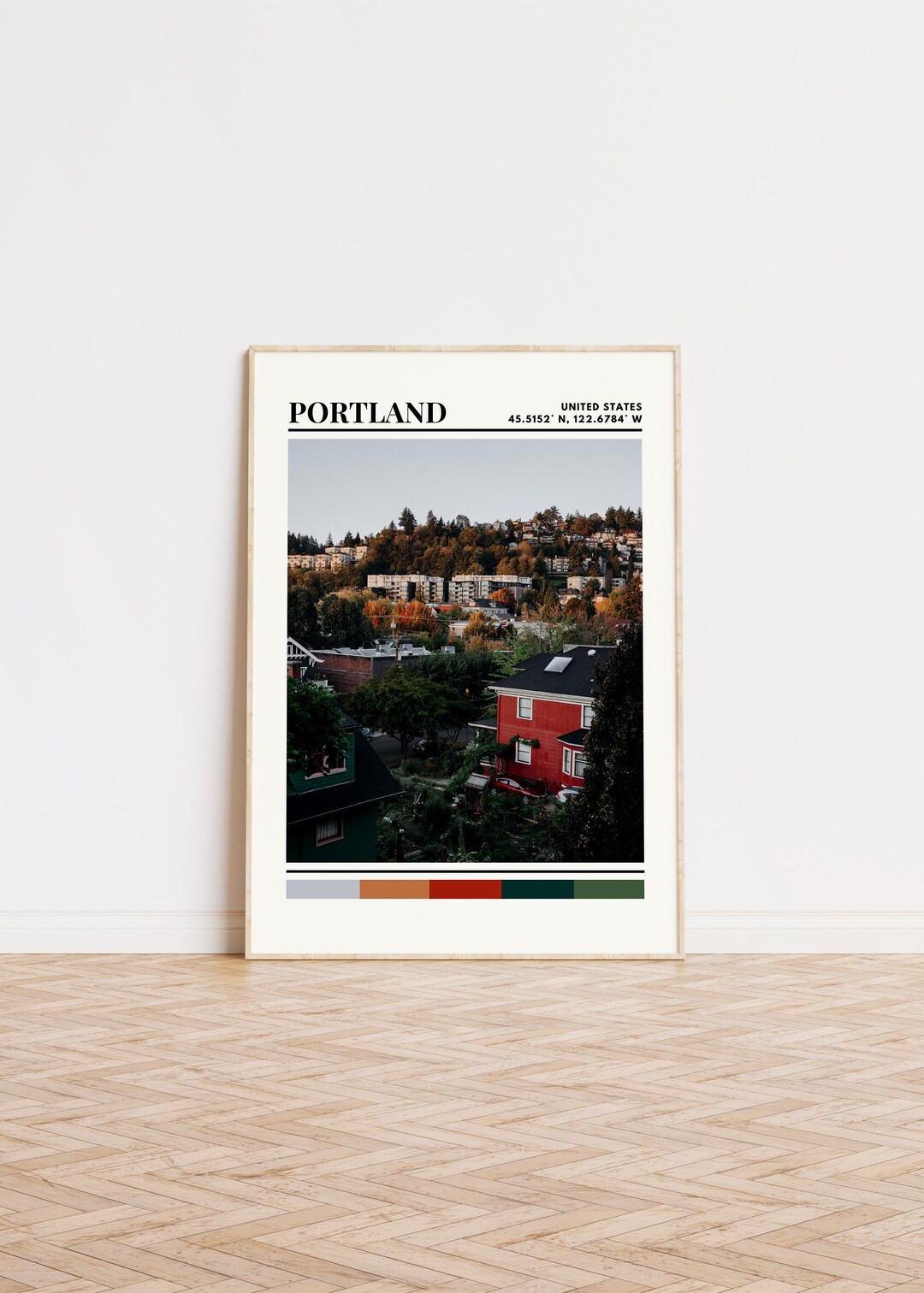 Portland Poster, Portland Print, Portland Art, Portland Travel Poster ...