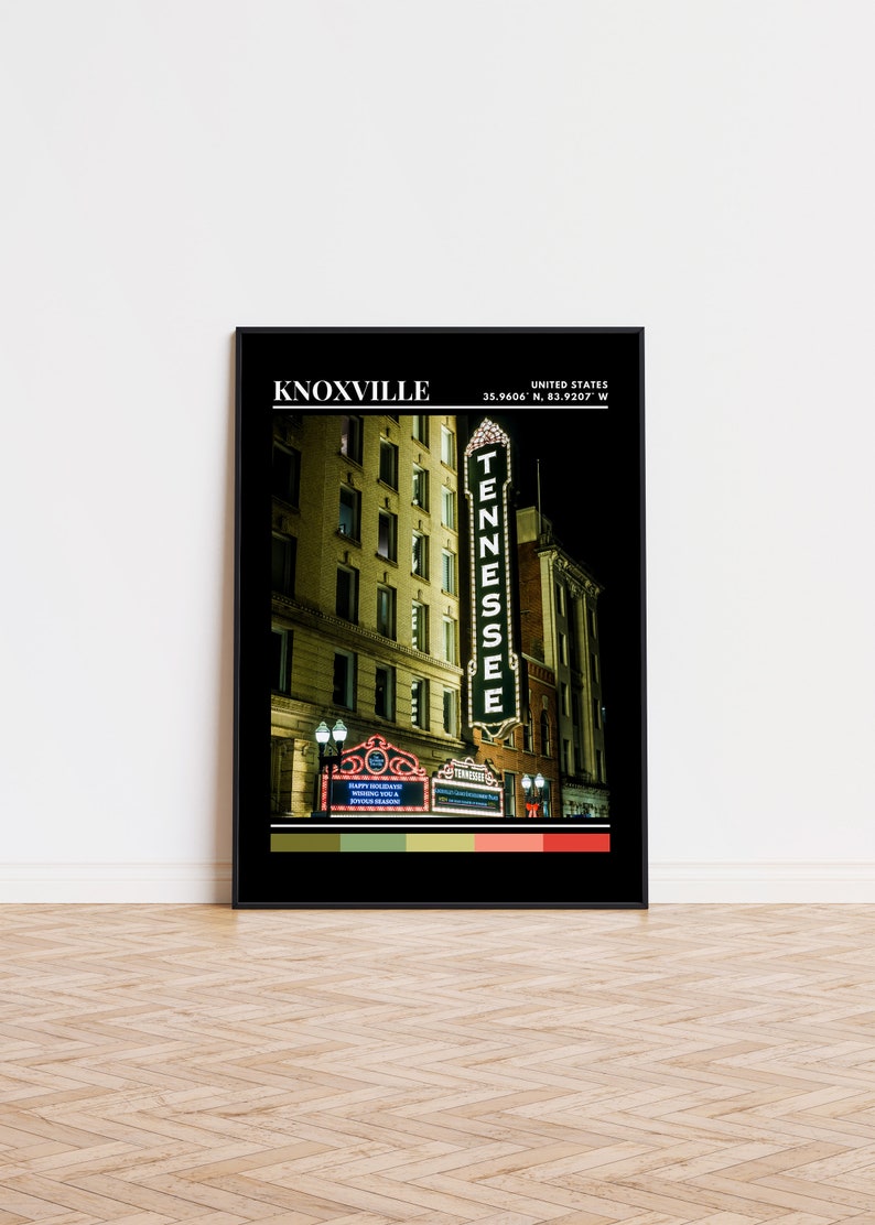Knoxville Poster Knoxville Print Knoxville Art Knoxville Etsy