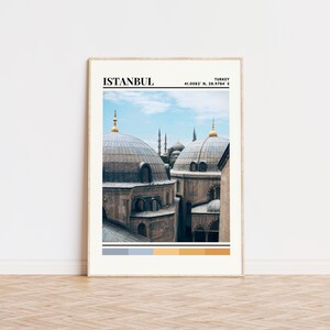 Istanbul Poster, Istanbul Print, Istanbul Art, Istanbul Travel Poster, Istanbul Wall Decor, Istanbul Gift, Istanbul Custom City Print Turkey