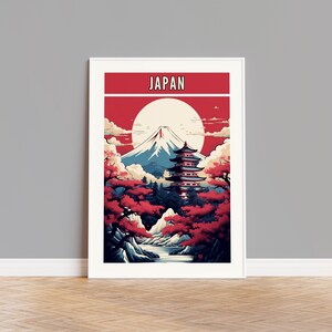 Japan Travel Poster, Japan Print, Japan Wall Art, Japan Artwork, Japan Wall Decor, Japan Gift, Japan Custom Print, Japan Photo, Japan Poster