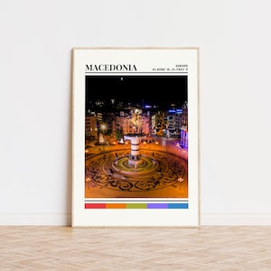 Macedonia Poster, Macedonia Print, Macedonia Art, Macedonia Artwork, Macedonia Travel Poster, Macedonia Wall Decor, Macedonia Gift