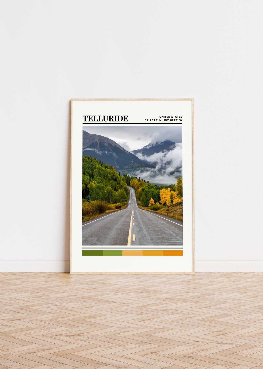 Telluride Poster, Telluride Print, Telluride Art, Telluride Travel ...